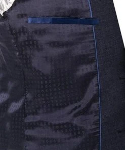 BOSS Anzug Huge-Genius 50460491+474/404 Slim Fit, Schurwolle, Dunkelblau meliert, Dunkelblau -Anzüge & Westen Verkäufe 373922 norm6