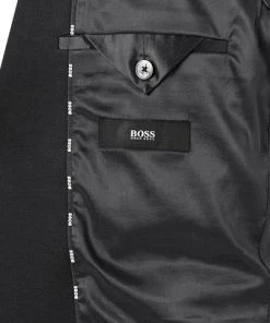 BOSS Anzug Jasper-Leon 50460567+62593/001 Regular Fit, Jersey, Schwarz -Anzüge & Westen Verkäufe 373929 norm5