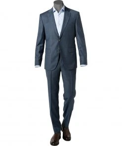 BOSS Anzug Jasper-Leon 50460512+489/420 Regular Fit, Reine Schurwolle, Blau , Blau
