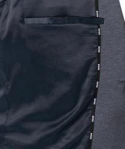 BOSS Anzug Jasper-Leon 50460589+62612/407 Regular Fit, Jersey halbgefüttert, Mittelblau meliert, Blau -Anzüge & Westen Verkäufe 373943 norm6