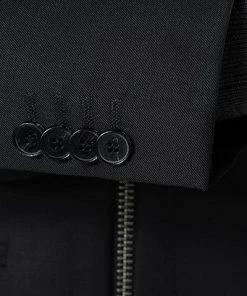 KARL LAGERFELD Anzug 155502+255055/10/512083 Schurwoll-Stretch, Schwarz -Anzüge & Westen Verkäufe 374696 norm4