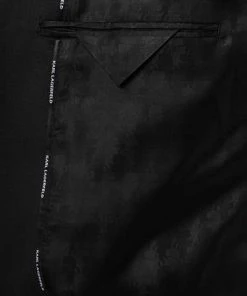 KARL LAGERFELD Anzug 155502+255055/10/512083 Schurwoll-Stretch, Schwarz -Anzüge & Westen Verkäufe 374696 norm5