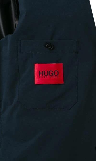 HUGO Anzug Hug-Tec 50457172/402 Reise-Anzug Hug-Tec, Slim Fit, Mikrofaser waschbar, Dunkelblau 9 HUGO Anzug Hug-Tec 50457172/402 Reise-Anzug Hug-Tec, Slim Fit, Mikrofaser waschbar, Dunkelblau – Bild 7