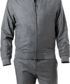 BOSS Anzug Hanry/Genius 50458797+788/030 Anzug Hanry-Genius, Slim Fit, Schurwoll-Stretch, Grau meliert, Grau -Anzüge & Westen Verkäufe 374916 norm2