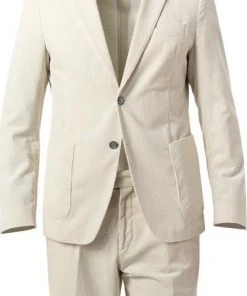 BOSS Anzug Hanry-Perin 50460031+58977/131 Slim Fit, Cord, Ecru , Ecru -Anzüge & Westen Verkäufe 374956 norm2