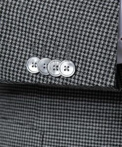 BOSS Anzug Hanry/Genius 50458811+60306/030 Anzug Hanry-Genius, Slim Fit, Schurwoll-Stretch, Grau gemustert, Grau -Anzüge & Westen Verkäufe 374968 norm4