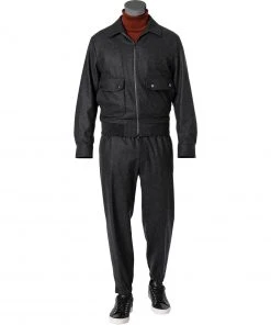 BOSS Anzug Hanry-Wing/Filipp 50458820+31/061 Anzug Hanry-Filipp, Flanell, Grau meliert, Grau