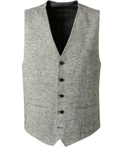 Daniel Hechter Weste 35712/112003/920 Baumwolle, Grau meliert, Grau