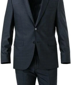 BOSS Anzug Jasper-Leon 50460521+522/402 Regular Fit, Schurwoll-Stretch, Dunkelblau -Anzüge & Westen Verkäufe 375025 norm2