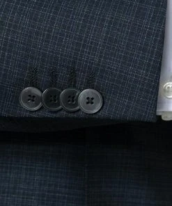 BOSS Anzug Jasper-Leon 50460521+522/402 Regular Fit, Schurwoll-Stretch, Dunkelblau -Anzüge & Westen Verkäufe 375025 norm4