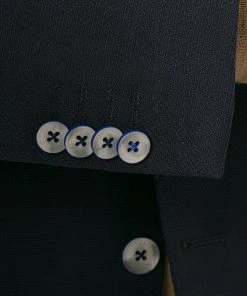 DIGEL Sakko 2-Knopf Edward-TR 120337/99236/20 Reise-Sakko, Modern Fit, Woll-Stretch halbgefüttert, Navy -Anzüge & Westen Verkäufe 375054 norm4