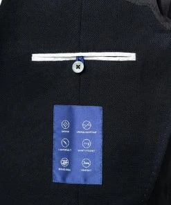 DIGEL Sakko 2-Knopf Edward-TR 120337/99236/20 Reise-Sakko, Modern Fit, Woll-Stretch halbgefüttert, Navy -Anzüge & Westen Verkäufe 375054 norm5