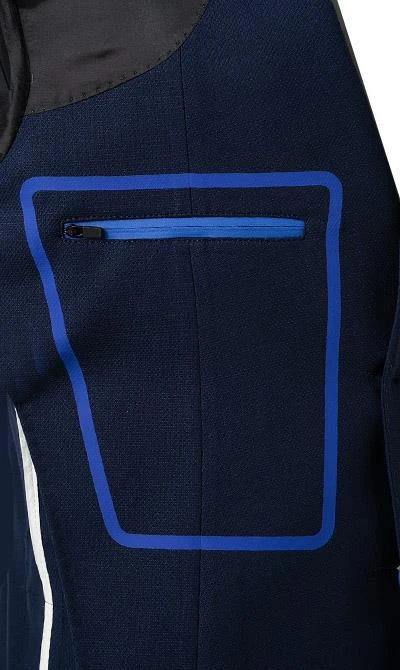 DIGEL Sakko 2-Knopf Edward-TR 120337/99236/24 Reise-Sakko, Modern Fit, Woll-Stretch halbgefüttert, Tintenblau 9 DIGEL Sakko 2-Knopf Edward-TR 120337/99236/24 Reise-Sakko, Modern Fit, Woll-Stretch halbgefüttert, Tintenblau – Bild 7