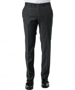 DIGEL Hose Apollo 118001/99725/42 Slim Fit, Schurwoll-Stretch, Graphit meliert, Graphit