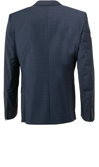 DIGEL Anzug Allan-Apollo 128001+118001/99725/22 Slim Fit, Schurwoll-Stretch, Dunkelblau meliert, Dunkelblau 6 DIGEL Anzug Allan-Apollo 128001+118001/99725/22 Slim Fit, Schurwoll-Stretch, Dunkelblau meliert, Dunkelblau – Bild 4