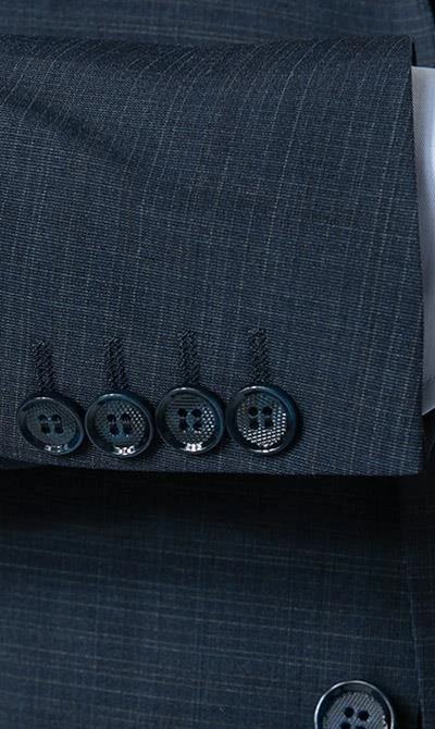 DIGEL Anzug Allan-Apollo 128001+118001/99725/22 Slim Fit, Schurwoll-Stretch, Dunkelblau meliert, Dunkelblau 7 DIGEL Anzug Allan-Apollo 128001+118001/99725/22 Slim Fit, Schurwoll-Stretch, Dunkelblau meliert, Dunkelblau – Bild 5