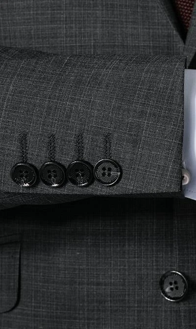 DIGEL Anzug Allan-Apollo 128001+118001/99725/42 Slim Fit, Schurwoll-Stretch, Graphit meliert, Graphit 7 DIGEL Anzug Allan-Apollo 128001+118001/99725/42 Slim Fit, Schurwoll-Stretch, Graphit meliert, Graphit – Bild 5