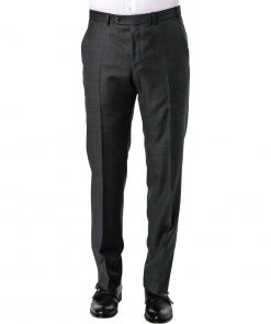 DIGEL Hose Per116062/99671/42 Modern Fit, Schurwolle REDA, Graphit