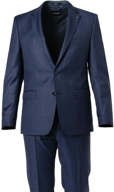 DIGEL Anzug Duncan-Per 120033+116062/99671/24 Modern Fit, Schurwolle REDA, Indigo 5 DIGEL Anzug Duncan-Per 120033+116062/99671/24 Modern Fit, Schurwolle REDA, Indigo – Bild 3