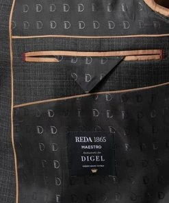 DIGEL Anzug Duncan-Per 120033+116062/99671/42 Modern Fit, Schurwolle REDA, Graphit -Anzüge & Westen Verkäufe 375075 norm5