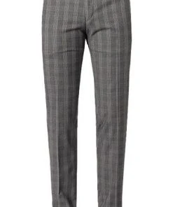 DIGEL Hose Nanno110141/99727/45 Extra Slim Fit, Viskose-Stretch, Grau kariert , Mittelgrau -Anzüge & Westen Verkäufe 375078 norm2