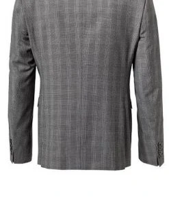 DIGEL Nate-Nanno 120296+110141/99727/45 Anzug, Extra Slim Fit, Viskose-Stretch, Grau kariert , Mittelgrau -Anzüge & Westen Verkäufe 375081 norm3