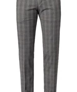 DIGEL Nate-Nanno 120296+110141/99727/45 Anzug, Extra Slim Fit, Viskose-Stretch, Grau kariert , Mittelgrau -Anzüge & Westen Verkäufe 375081 norm7