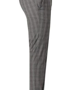 DIGEL Nate-Nanno 120296+110141/99727/45 Anzug, Extra Slim Fit, Viskose-Stretch, Grau kariert , Mittelgrau -Anzüge & Westen Verkäufe 375081 norm8