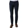 DIGEL Hose Nanno 110141/99714/22 Extra Slim Fit, Mikrofaser-Stretch, Tintenblau , Tintenblau