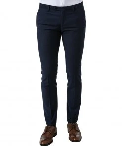 DIGEL Hose Nanno 110141/99714/22 Extra Slim Fit, Mikrofaser-Stretch, Tintenblau , Tintenblau