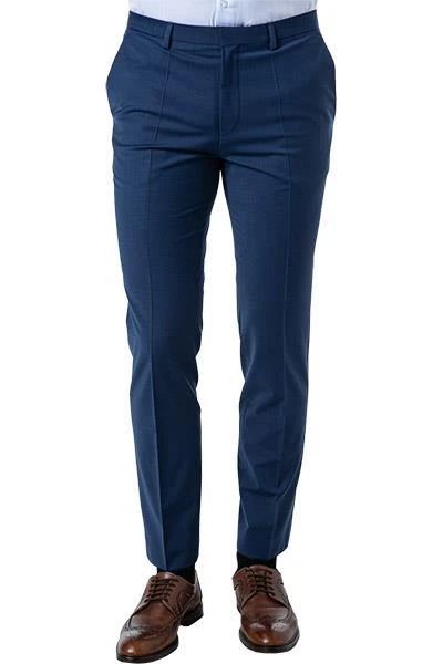 HUGO Hose Hesten 50446520/463 Extra Slim Fit, Schurwoll-Stretch, Marine 4 HUGO Hose Hesten 50446520/463 Extra Slim Fit, Schurwoll-Stretch, Marine – Bild 2