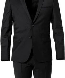 HUGO Anzug Arti-Hesten 50446523+520/001 Extra Slim Fit, Schurwoll-Stretch, Schwarz -Anzüge & Westen Verkäufe 375103 norm2