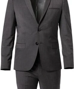 HUGO Anzug Arti-Hesten 50446523+520/028 Extra Slim Fit, Schurwoll-Stretch, Grau meliert, Grau -Anzüge & Westen Verkäufe 375105 norm2