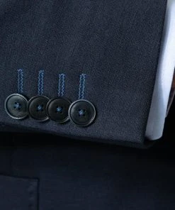 DIGEL Anzug Edison-Sergio 120163+110219/99770/20 Modern Fit, Jersey waschbar, Navy -Anzüge & Westen Verkäufe 375113 norm4