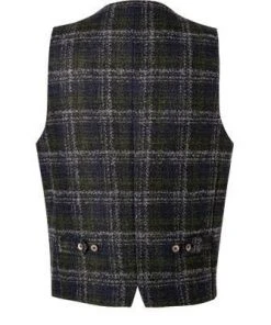 ROY ROBSON Weste 005055331708300/H310 Schurwolle, Grün-blau kariert, Grün-blau -Anzüge & Westen Verkäufe 375938 norm2