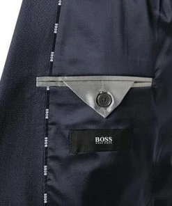 BOSS Anzug Jasper-Leon 50460471+465/404 Regular Fit, Schurwoll-Stretch, Dunkelblau -Anzüge & Westen Verkäufe 376859 norm5