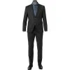 BOSS Anzug Jasper-Leon 50460471+465/061 Regular Fit, Schurwoll-Stretch, Anthrazit