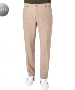 BOGNER Hose Riley-15 1804/3337/772 Wolle waschbar, Beige meliert, Sand