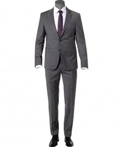 JOOP! Anzug 30003099+30003106/042 Anzug Herby-Blayr, Slim Fit, Woll-Stretch, Steingrau , Steingrau