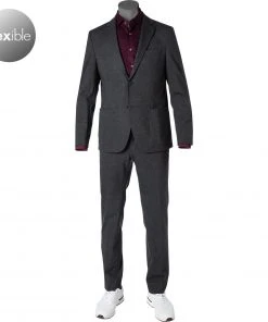 Daniel Hechter Anzug 15824+25839/112150/960 Modern Fit, Jersey waschbar, Grau meliert, Grau