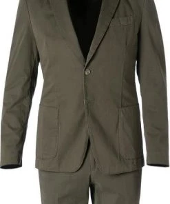 BOSS Anzug Hanry-Genius 50459993+50460310/308 Slim Fit, Baumwoll-Stretch, Olivgrün, Dunkelolive -Anzüge & Westen Verkäufe 378939 norm2