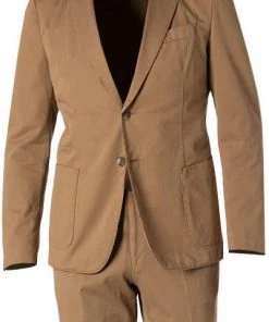 BOSS Anzug Hanry+Genius 50459993+50460310/268 Anzug Hanry-Genius, Slim Fit, Baumwoll-Stretch, Beige -Anzüge & Westen Verkäufe 378941 norm2