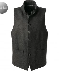 ROY ROBSON Weste 005055641785800/A009 Mikrofaser, Dunkelgrau meliert, Dunkelgrau