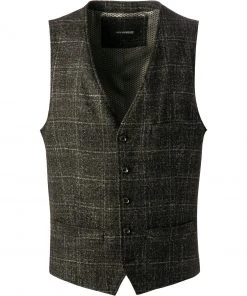 ROY ROBSON Weste 005055671057600/H009 Mikrofaser-Schurwolle, Schwarz meliert, Schwarz