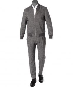 Daniel Hechter Anzug 15884+25884/112105/920 Modern Fit, Wolle, Grau meliert, Grau
