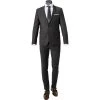 DIGEL Anzug Nate-Nanno 120296+110141/99714/42 Extra Slim Fit, Mikrofaser-Stretch, Nachtblau