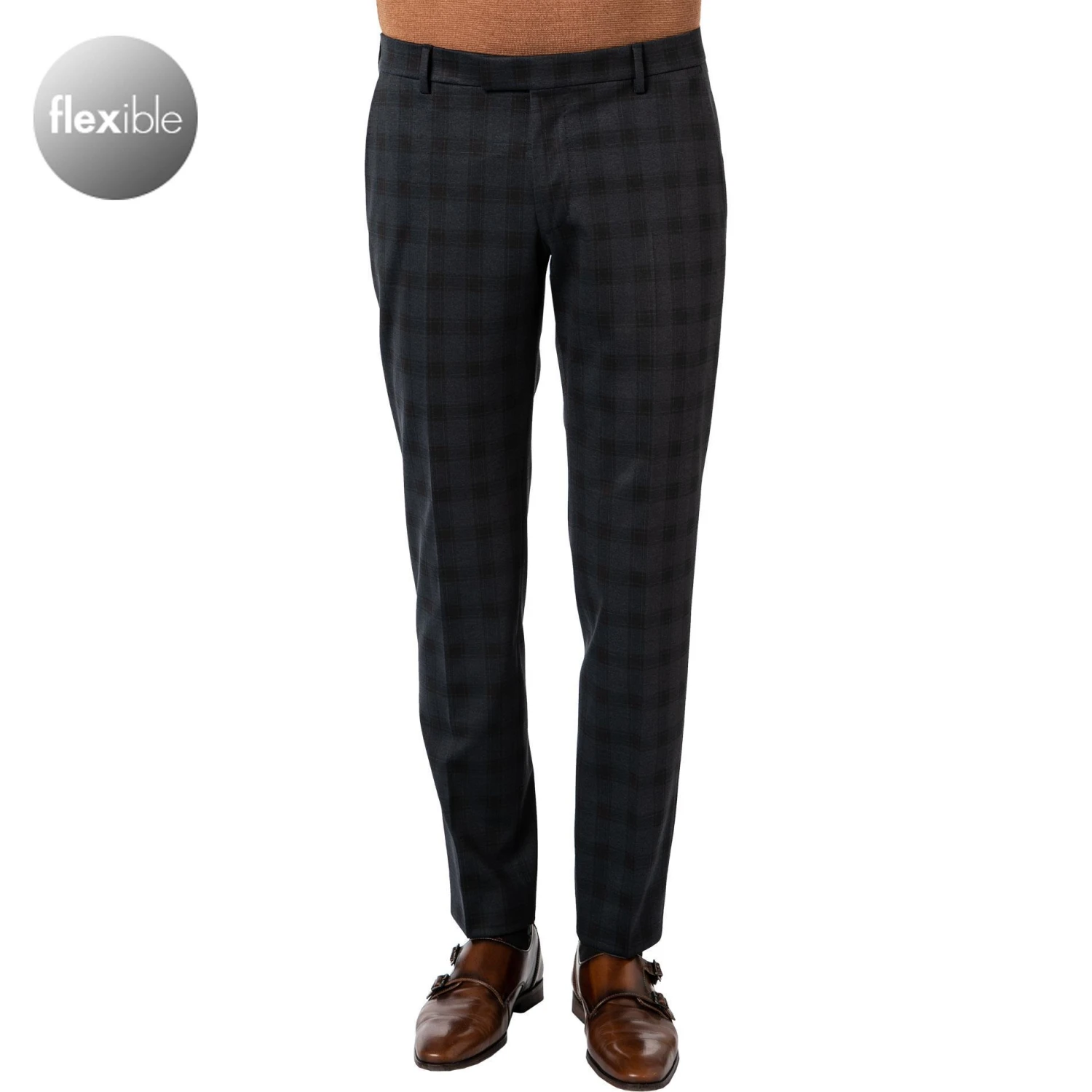 JOOP! Hose Blayr 30028820/402 Slim Fit, Jersey, Dunkelblau kariert, Dunkelblau 3 JOOP! Hose Blayr 30028820/402 Slim Fit, Jersey, Dunkelblau kariert, Dunkelblau