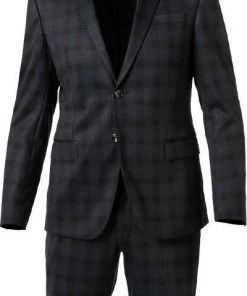 JOOP! Anzug Herby-Blayr 30028779+8820/402 Slim Fit, Jersey, Dunkelblau kariert, Dunkelblau -Anzüge & Westen Verkäufe 382316 norm2
