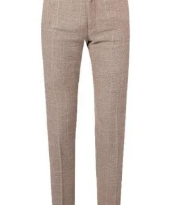 CG Hose Paco 15-004S3/230053/22 Slim Fit, Baumwolle, Sand kariert, Sand -Anzüge & Westen Verkäufe 383449 norm2