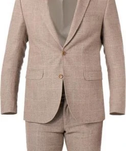CG Anzug Paul-Paco SV 15-004S3/225222+230053/22 Slim Fit, Baumwolle, Sand kariert, Sand -Anzüge & Westen Verkäufe 383452 norm2